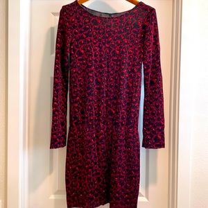 NWT Red Leopard Sparkle Dress